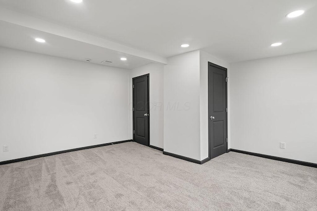 1727 Niagara Rd, Columbus, OH 43227 - empty room with recessed lighting, carpet, and baseboards