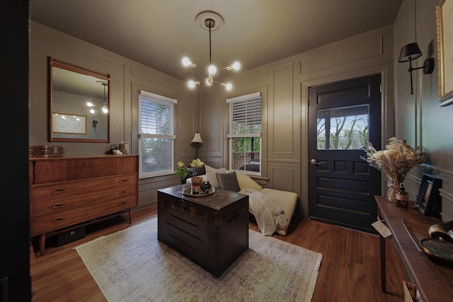 618 Berkeley Rd, Columbus, OH 43205 - bedroom with a decorative wall and dark wood finished floors