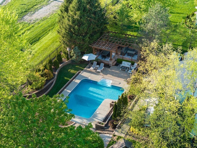 drone / aerial view
