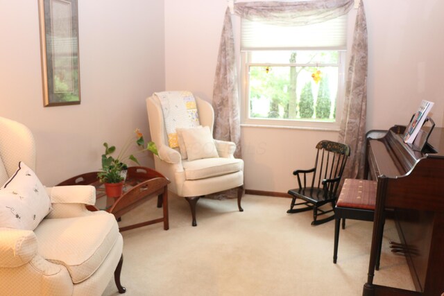 10160 Wellington Dr, Pickerington, OH 43147 - sitting room with carpet floors and baseboards