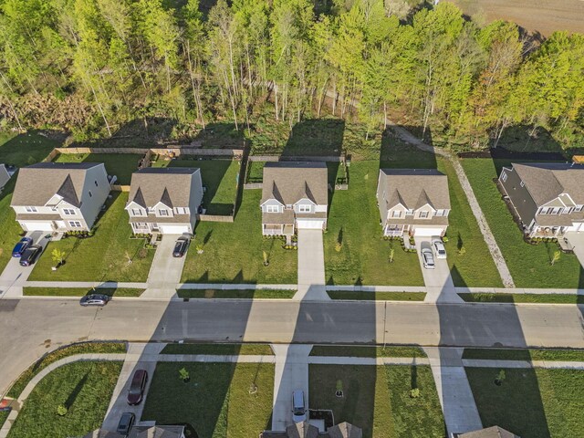 birds eye view of property featuring a residential view