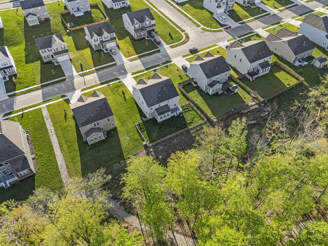 birds eye view of property featuring a residential view