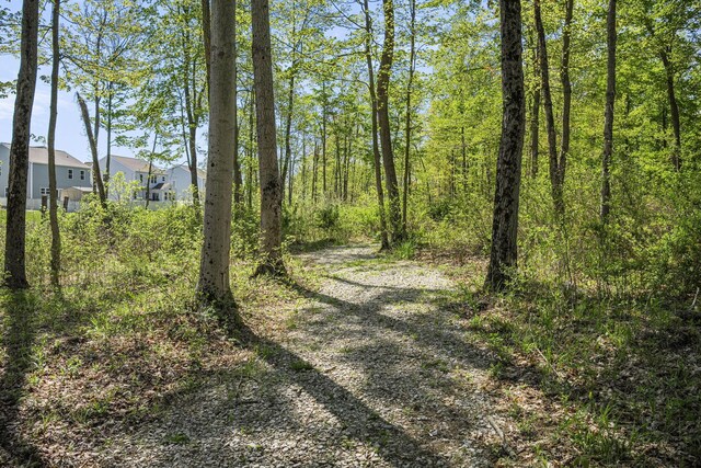 exterior space featuring driveway
