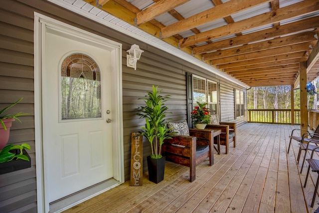24796 E Fork Rd, Laurelville, OH 43135 - exterior space with covered porch