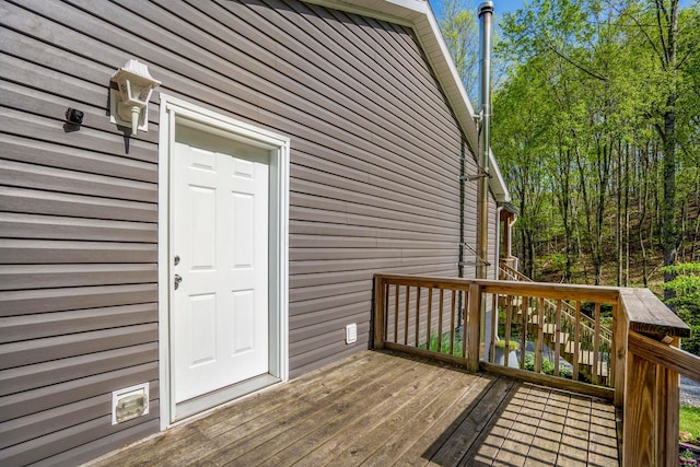 24796 E Fork Rd, Laurelville, OH 43135 - view of deck