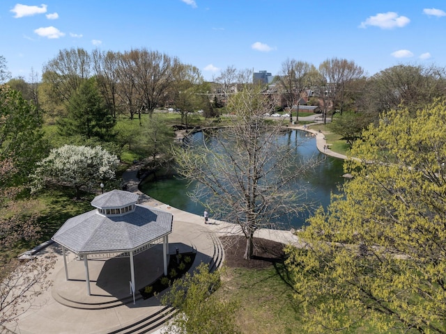 884 Neil Ave, Columbus, OH 43215 - water view featuring a gazebo