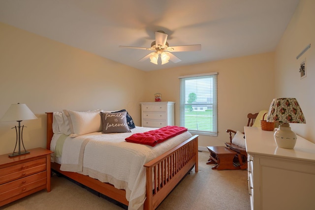 4656 Meadowgrove Dr NW, Carroll, OH 43112 - bedroom featuring light colored carpet and ceiling fan