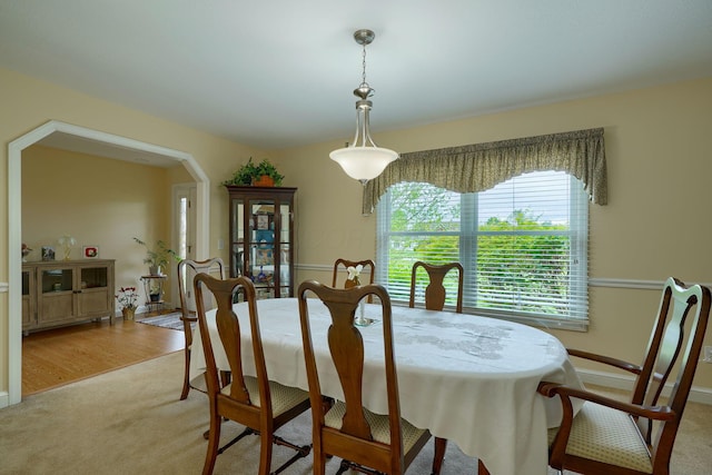4656 Meadowgrove Dr NW, Carroll, OH 43112 - dining area with light carpet and baseboards