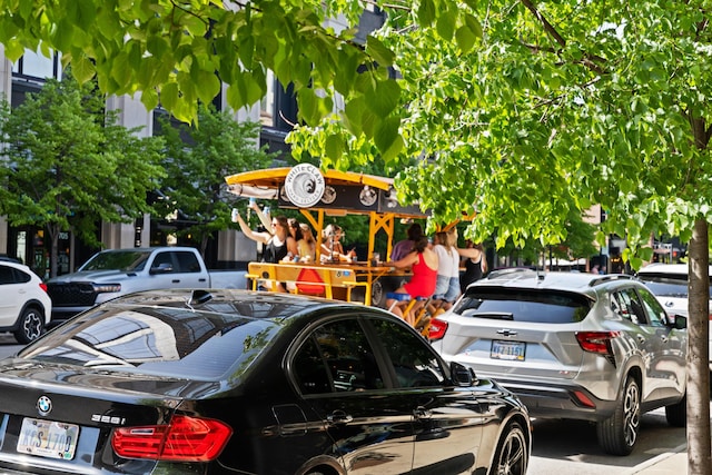 view of vehicle parking