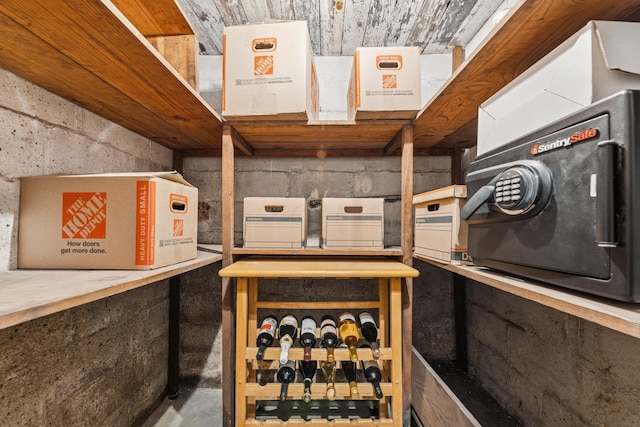 view of storage