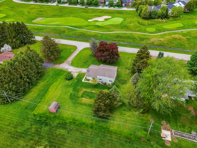 7110 Bevelhymer Rd, New Albany, OH 43054 - aerial perspective of suburban area featuring a local golf course