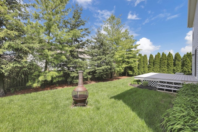 view of yard