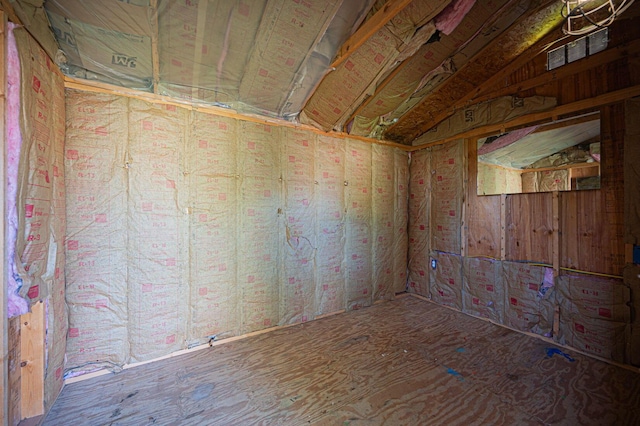 unfurnished room with visible vents