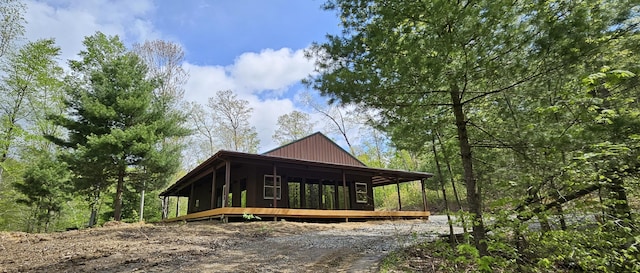 view of property exterior