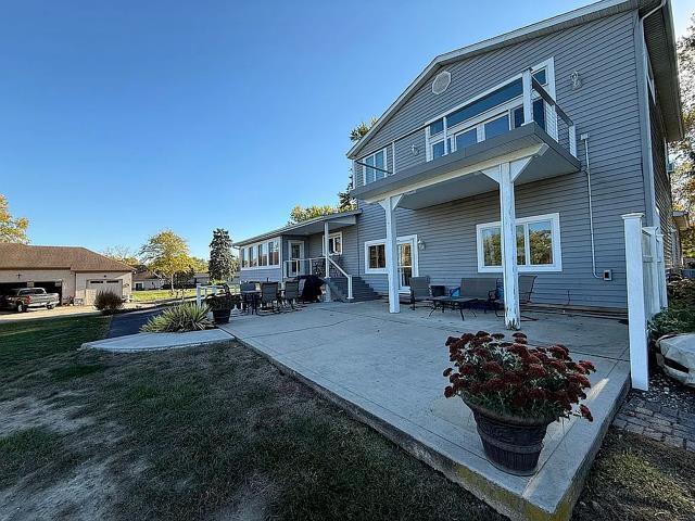 rear view of property with a patio