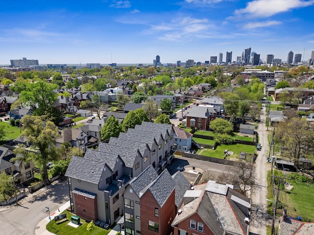 drone / aerial view featuring a residential view
