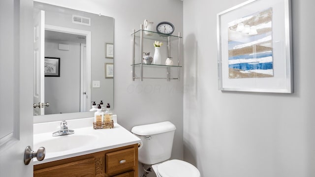 42 Ellington Commons Ln, Granville, OH 43023 - bathroom with vanity, toilet, and visible vents