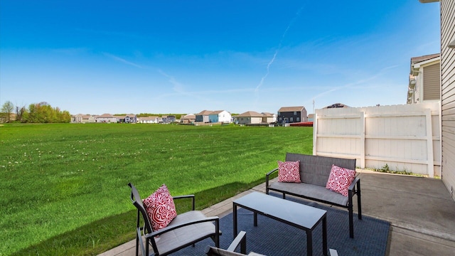 42 Ellington Commons Ln, Granville, OH 43023 - view of patio / terrace featuring a residential view and an outdoor hangout area