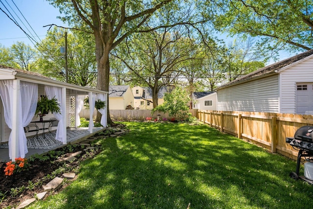 439 Chatham Rd, Columbus, OH 43214 - view of yard with a fenced backyard