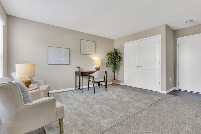 483 Autumn Ridge Cir, Pickerington, OH 43147 - sitting room featuring carpet flooring and baseboards