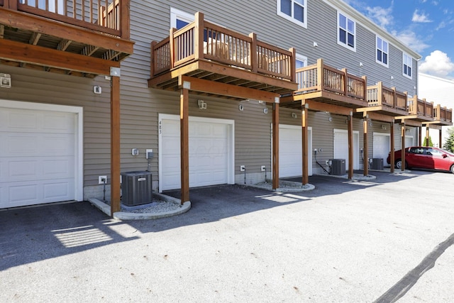 483 Autumn Ridge Cir, Pickerington, OH 43147 - garage with central AC unit