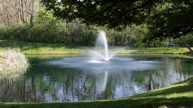 view of water feature