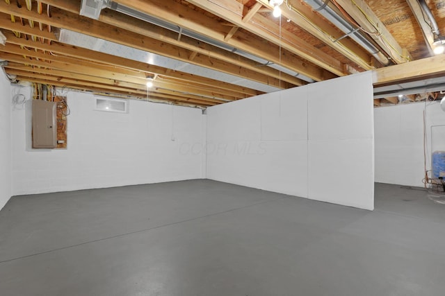 1889 Wolverine Dr, Sugar Grove, OH 43155 - unfinished basement featuring electric panel