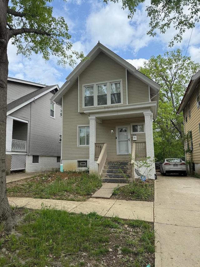 view of front of home
