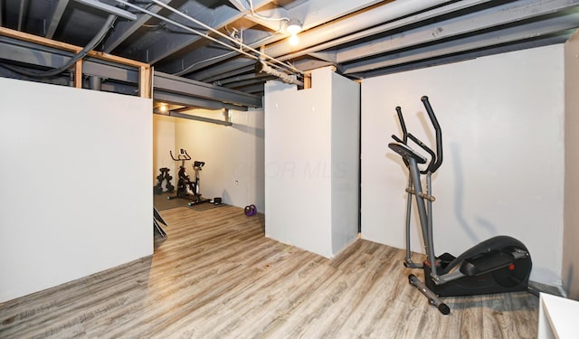 4589 Annhurst Rd, Columbus, OH 43228 - exercise area featuring wood finished floors