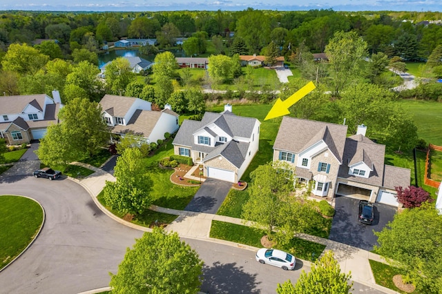 5068 Shadow Woods Ct, Powell, OH 43065 - aerial perspective of suburban area