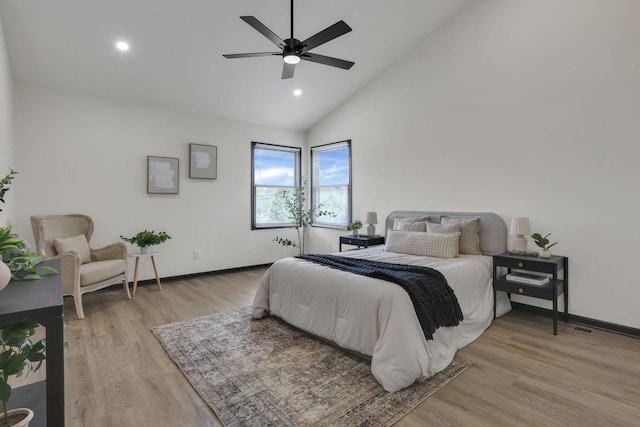845 Mcnaughten Rd, Columbus, OH 43213 - bedroom featuring recessed lighting, baseboards, and light wood-style floors