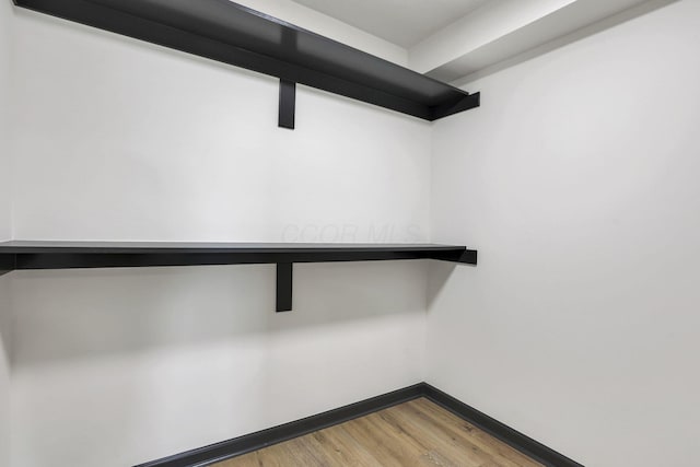 845 Mcnaughten Rd, Columbus, OH 43213 - walk in closet with light wood-style flooring