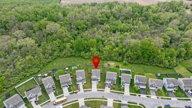 5837 Mouzon Dr, Columbus, OH 43232 - birds eye view of property with a view of trees and a residential view