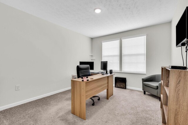 5837 Mouzon Dr, Columbus, OH 43232 - carpeted office space with a textured ceiling and baseboards