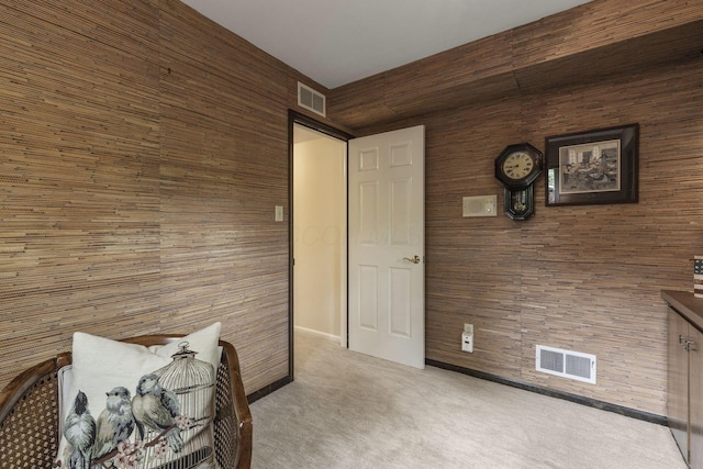 4522 Crompton Dr, Columbus, OH 43220 - unfurnished bedroom with wooden walls and carpet flooring