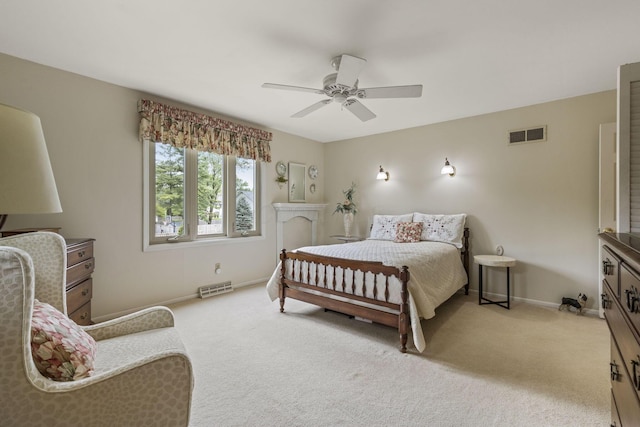 4522 Crompton Dr, Columbus, OH 43220 - carpeted bedroom featuring baseboards and ceiling fan