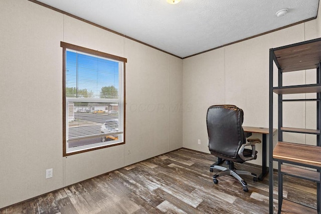 4711 Walnut Rd Lot K-5, Buckeye Lake, OH 43008 - office featuring crown molding and wood finished floors