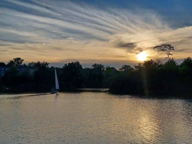view of water feature