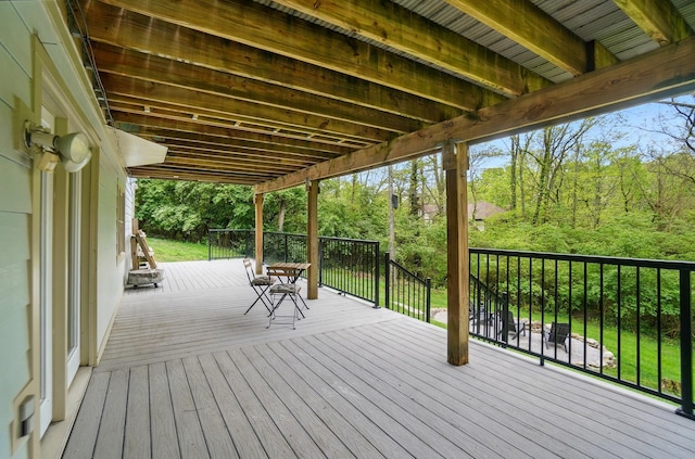 9127 Red Cedar Dr, West Chester, OH 45069 - view of deck