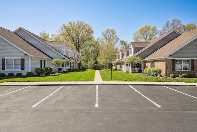 view of uncovered parking lot