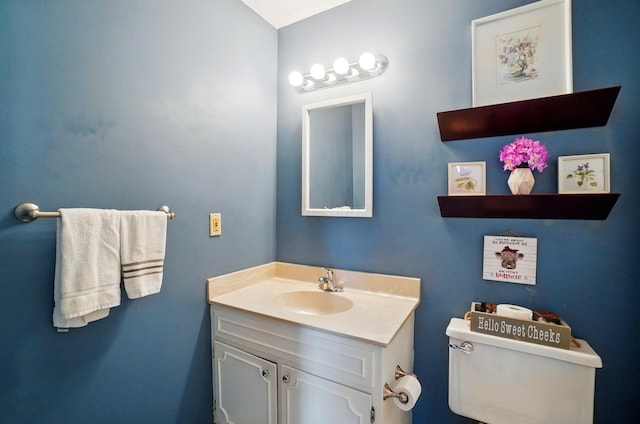 4969 Shannonbrook Dr, Columbus, OH 43221 - half bathroom featuring vanity and toilet
