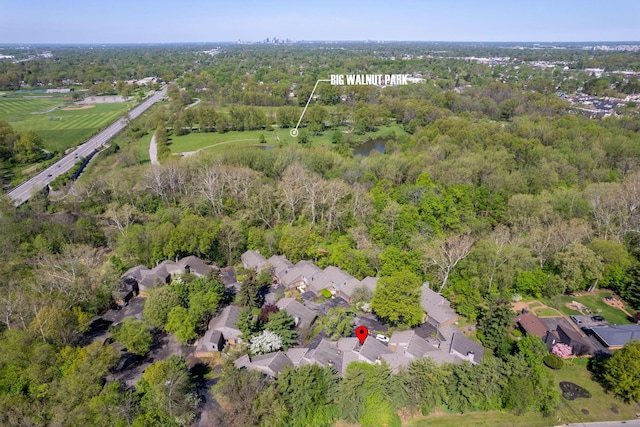 1624 Coppertree Ln, Columbus, OH 43232 - aerial view of property's location with nearby suburban area