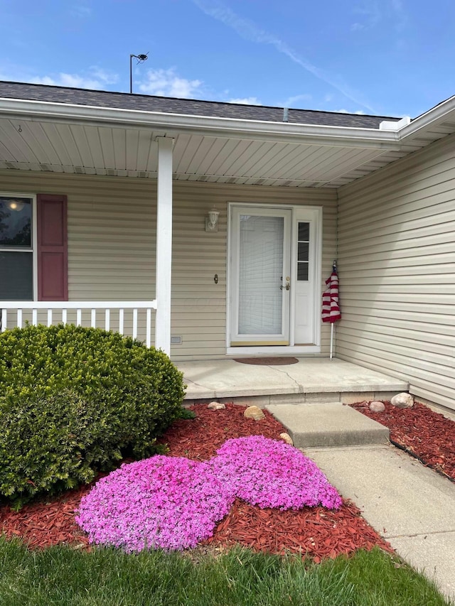 1554 Claudia Ln, Marysville, OH 43040 - doorway to property featuring covered porch