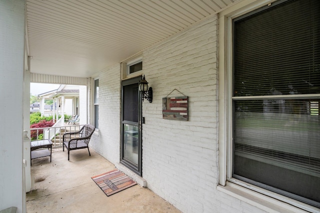 126 W S St, Hillsboro, OH 45133 - view of patio featuring covered porch