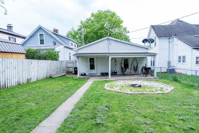 126 W S St, Hillsboro, OH 45133 - back of house with a patio area