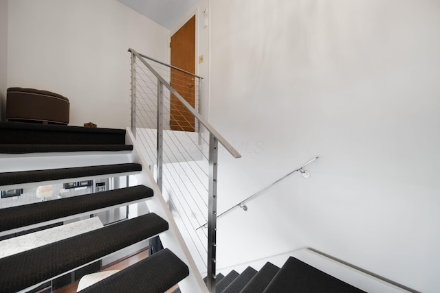 view of stairs