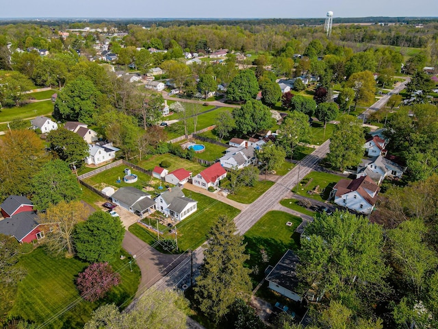 247 Bank St, Mount Gilead, OH 43338 - bird's eye view featuring a residential view
