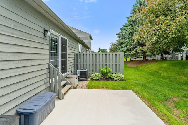 9137 Parkpoint Ln, Lewis Center, OH 43035 - view of patio with cooling unit