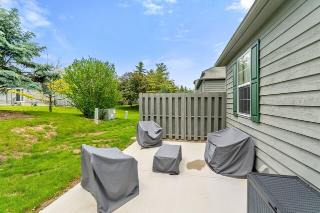 9137 Parkpoint Ln, Lewis Center, OH 43035 - view of patio / terrace with grilling area