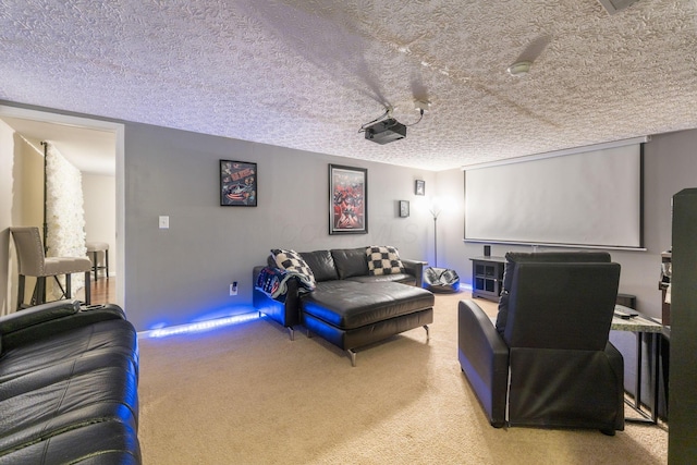 9137 Parkpoint Ln, Lewis Center, OH 43035 - carpeted cinema room featuring a textured ceiling